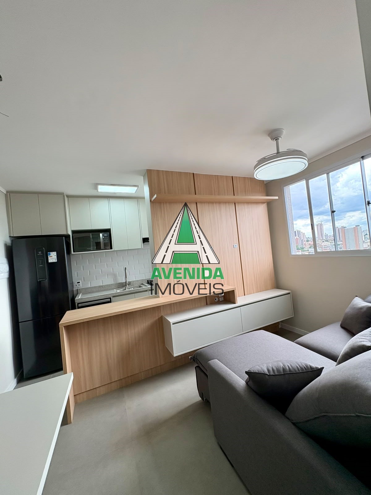 Ap. 37 m² mobiliado, Bairro Jardim - Santo André