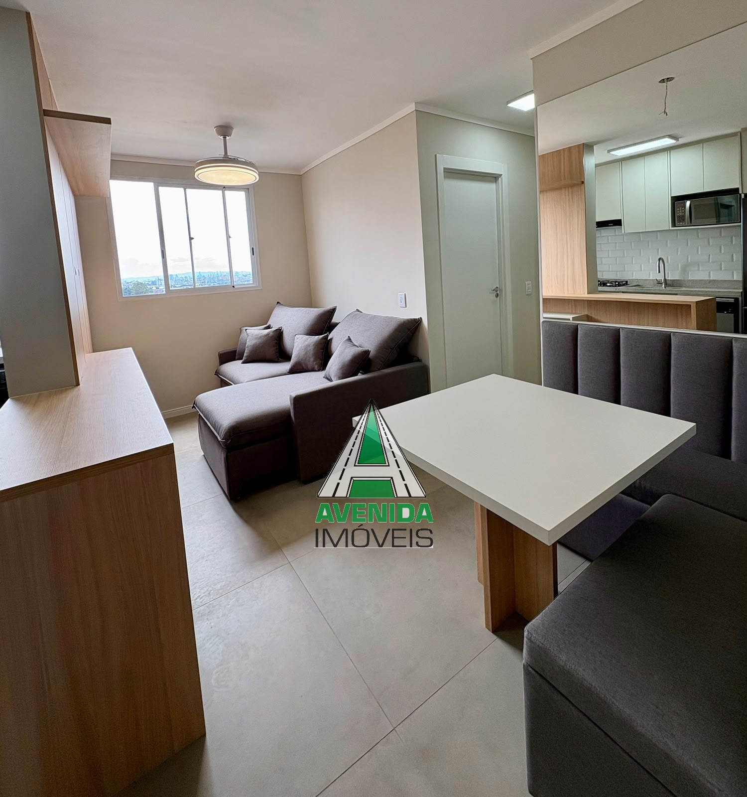 Ap. 37 m² mobiliado, Bairro Jardim - Santo André